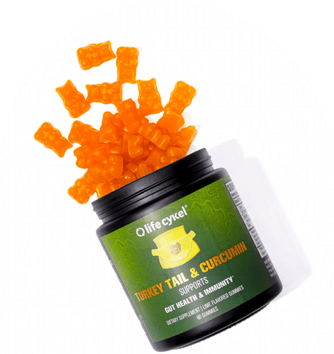Turkey Tail and Curcumin Gummies (60 gummies)