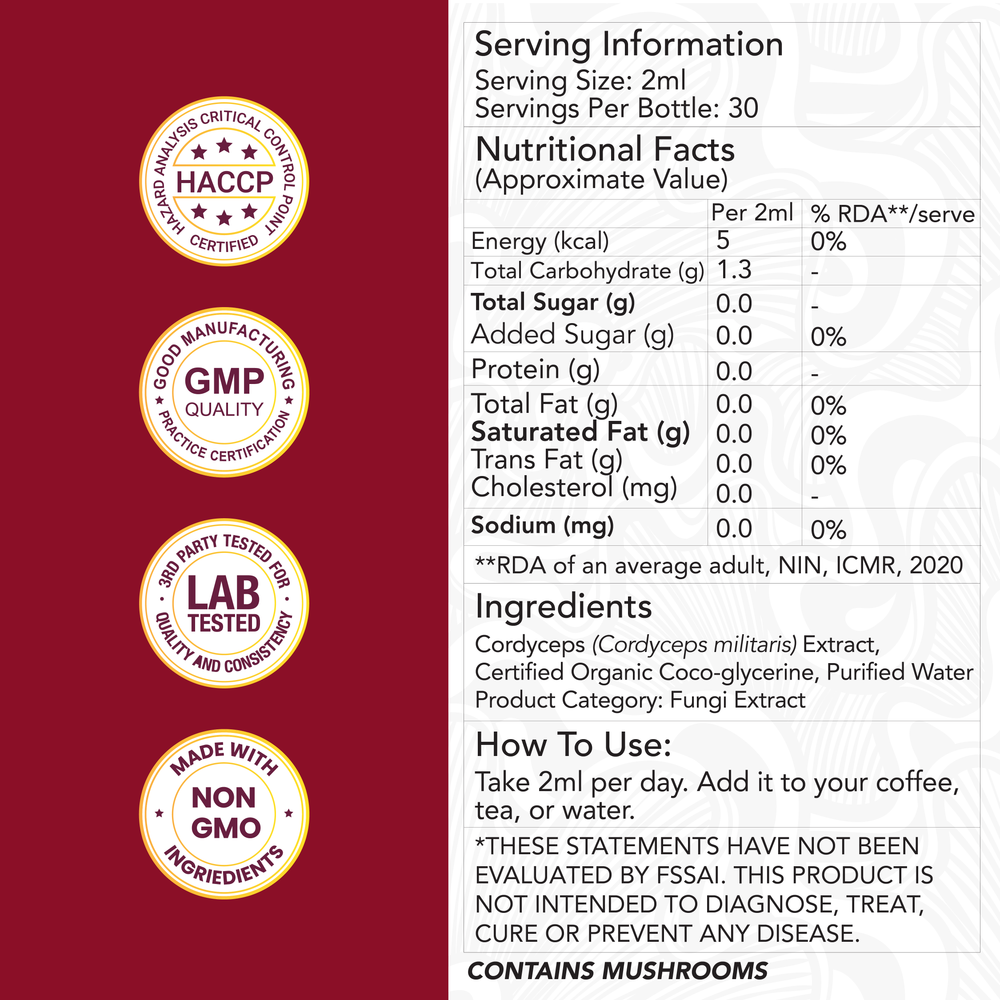 Cordyceps Mushroom Extract