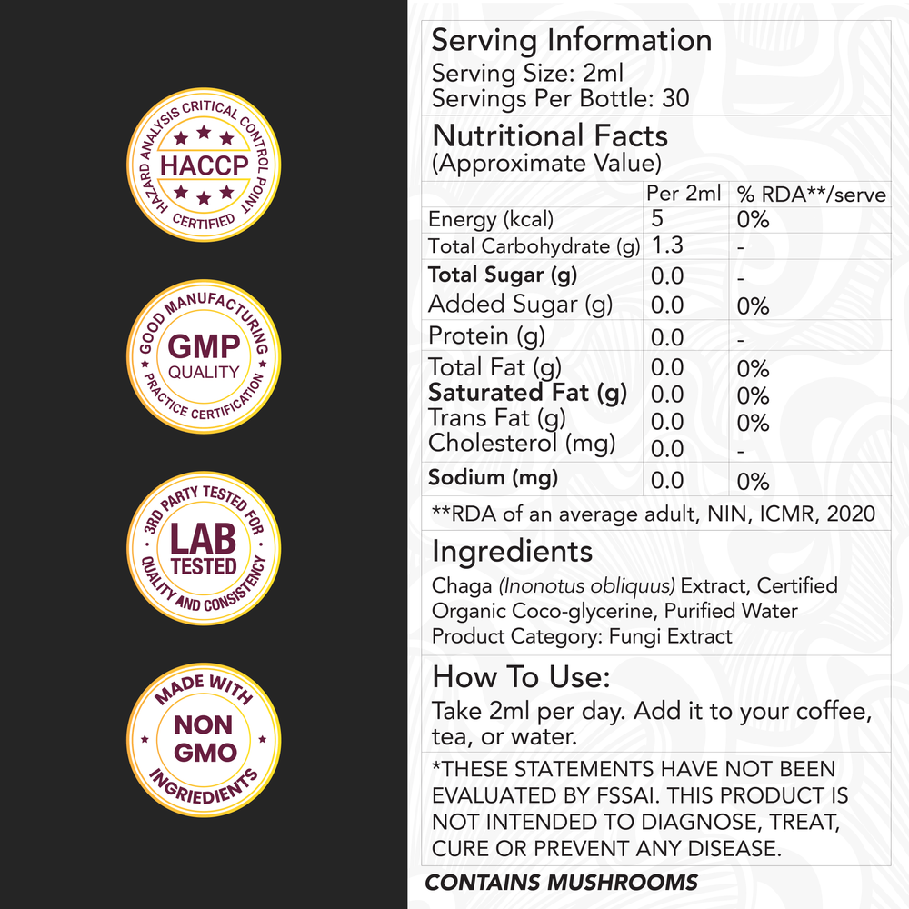 Chaga Mushroom Extract