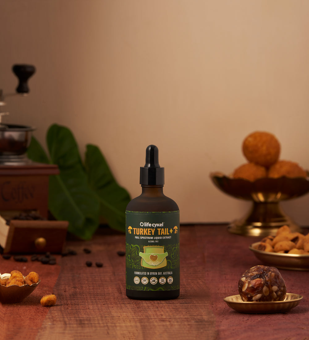 Life Cykel Adaptogen Trio: Reishi, Turkey Tail & Shiitake Extracts